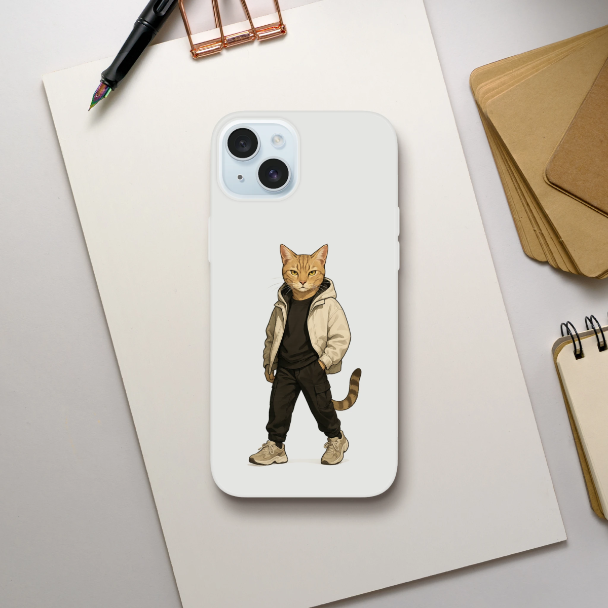 Cool Cat Streetwear iPhone Flexi Case - ROMAG Store