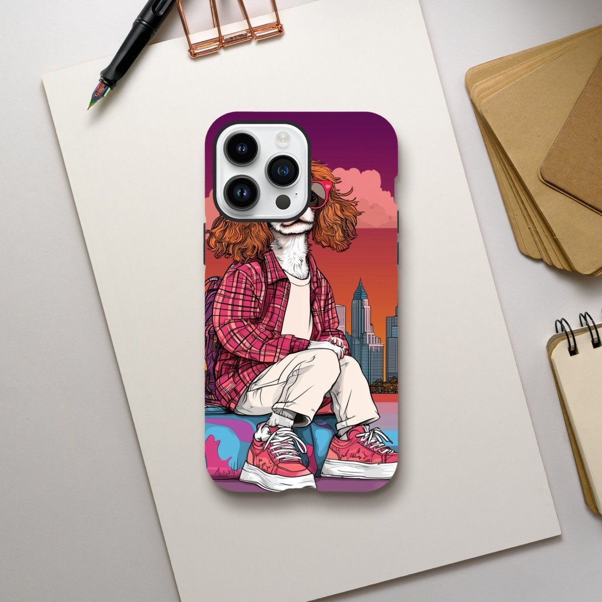 Little Dog Fashionista iPhone Tough Case - ROMAG Store