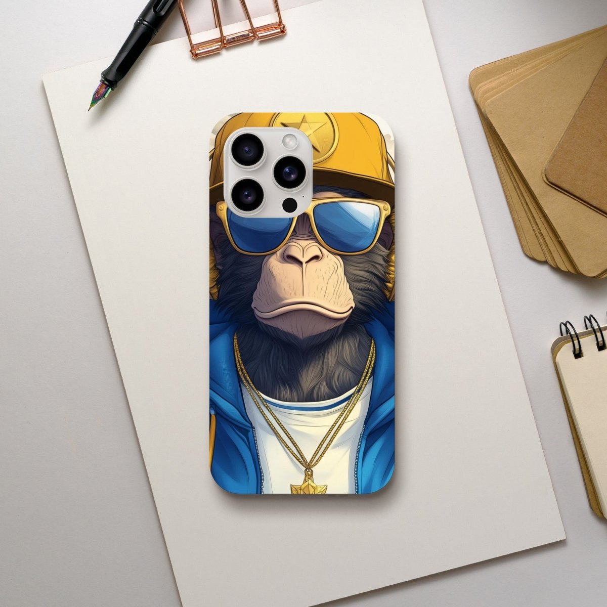 Chimp Cool iPhone Tough Case - ROMAG Store