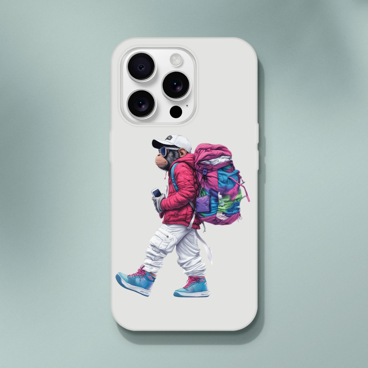 Urban Explorer Monkey iPhone Flexi Case - ROMAG Store