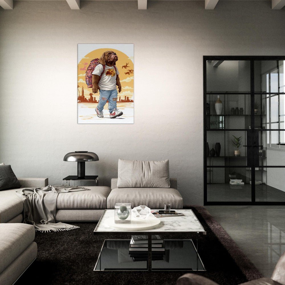 Urban Pug Life Canvas Art - ROMAG Store