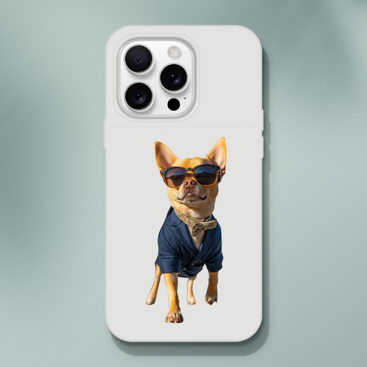 Dapper Chihuahua iPhone Flexi Case - ROMAG Store