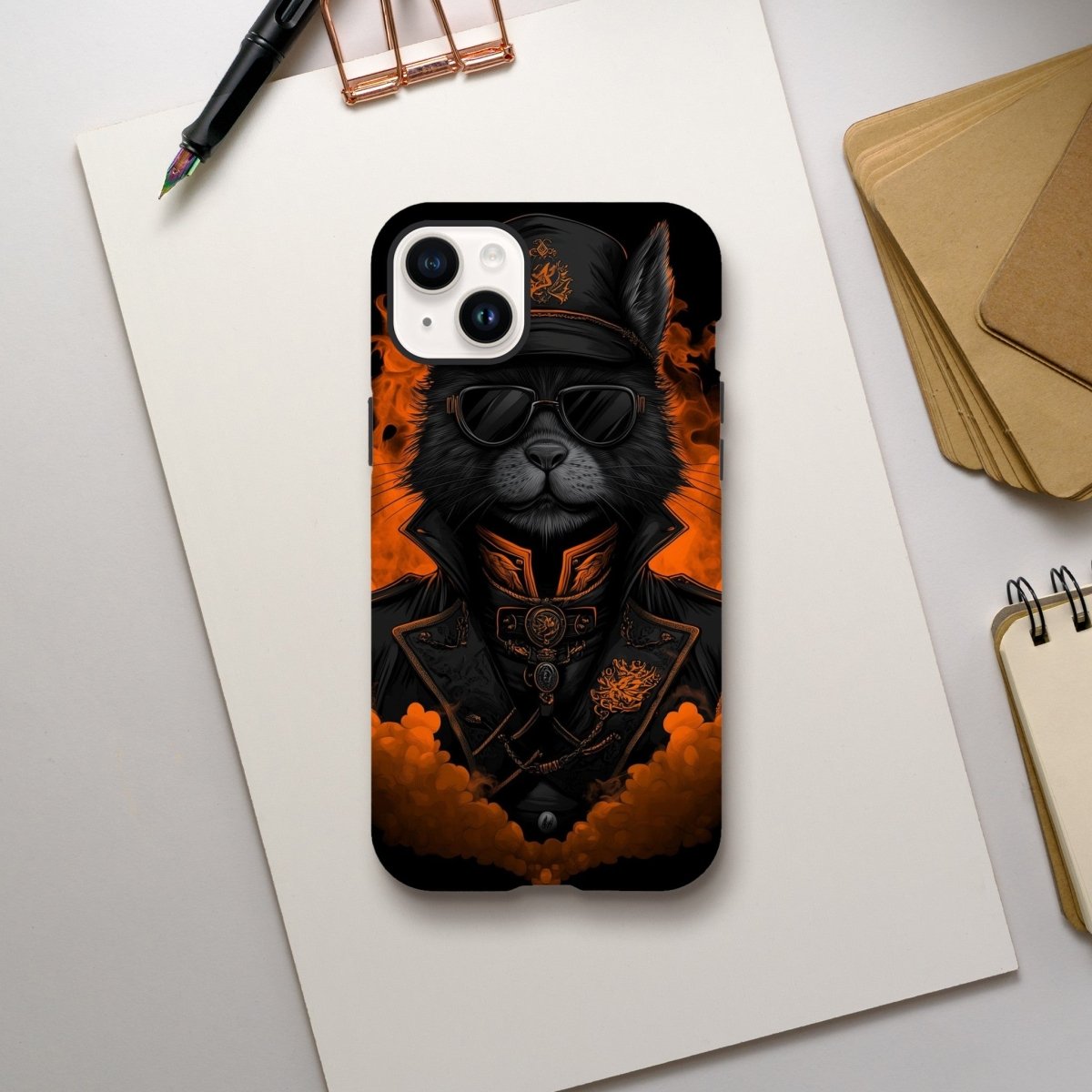 Feline Commander iPhone Tough Case - ROMAG Store