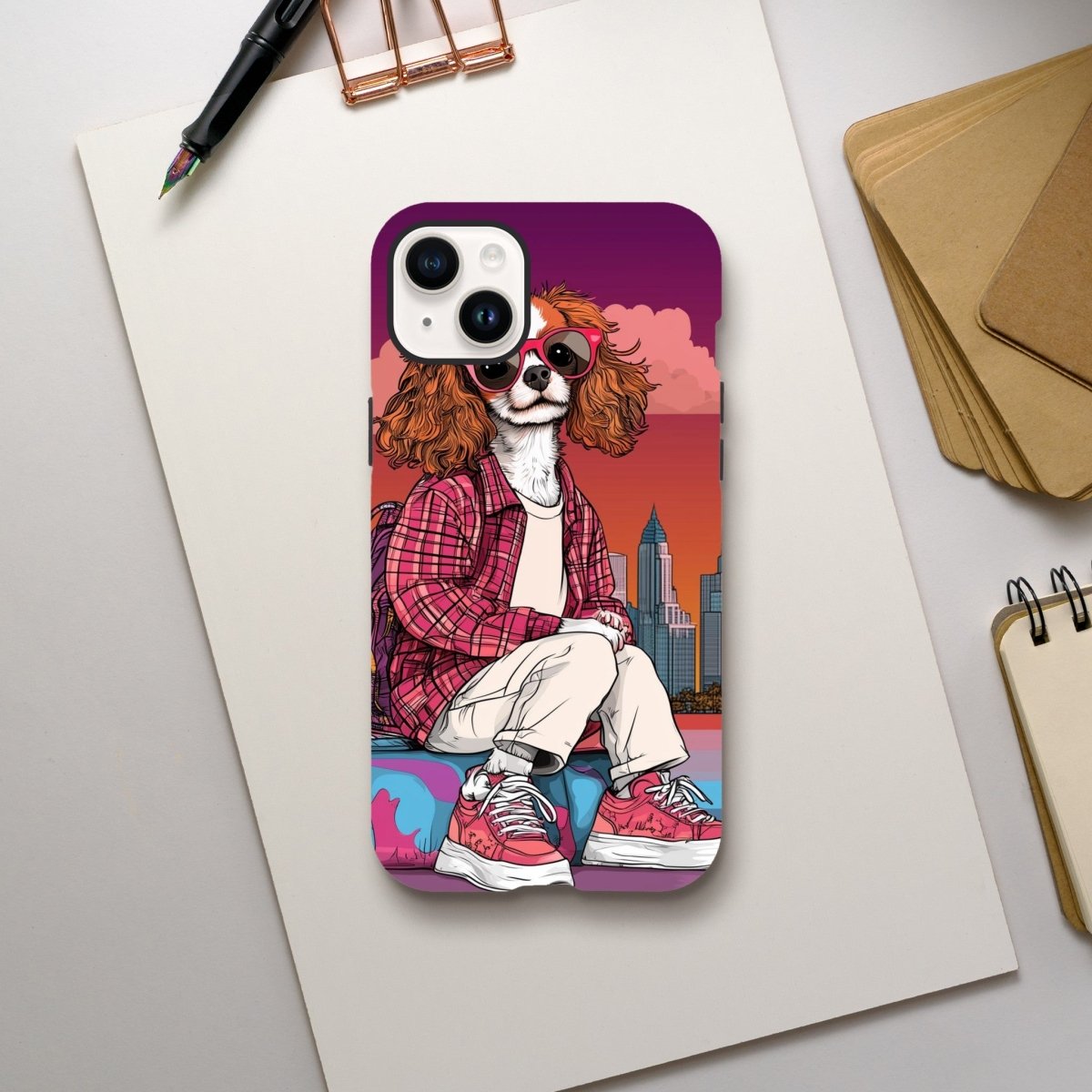 Little Dog Fashionista iPhone Tough Case - ROMAG Store
