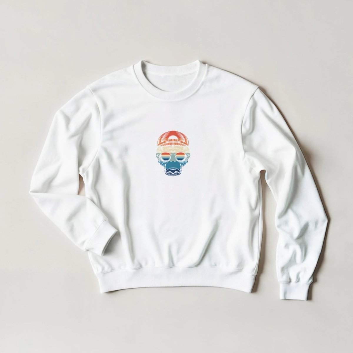 Retro Ape Streetwear Sweatshirt - ROMAG Store