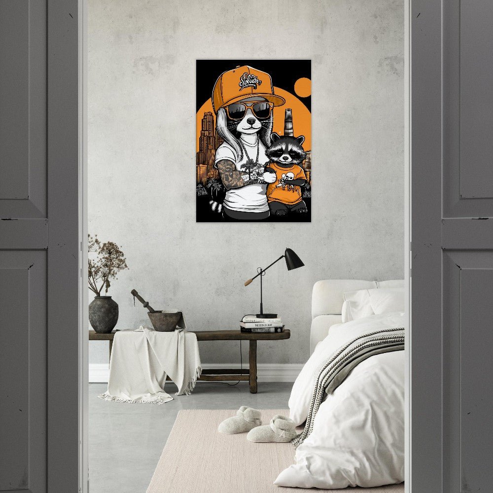 Urban Raccoon Street Style Canvas - ROMAG Store