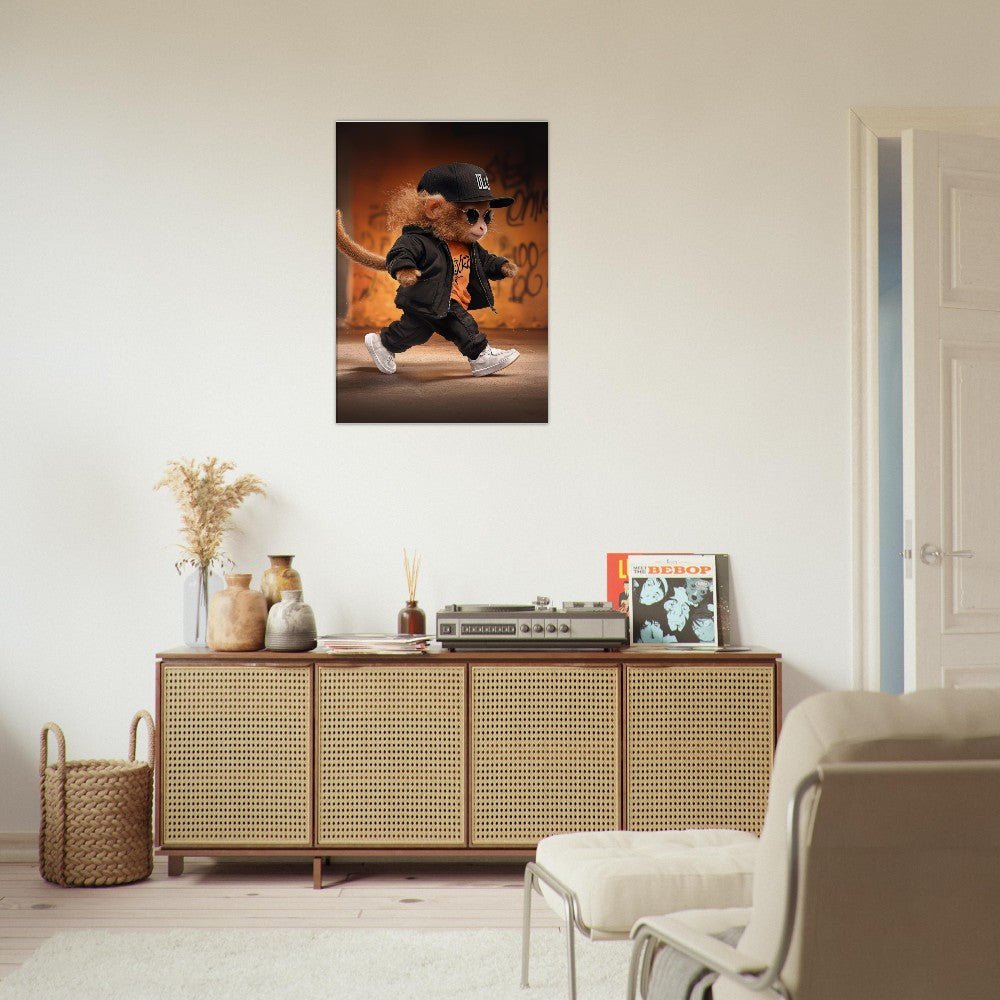 Urban Chic Monkey Canvas Art - ROMAG Store