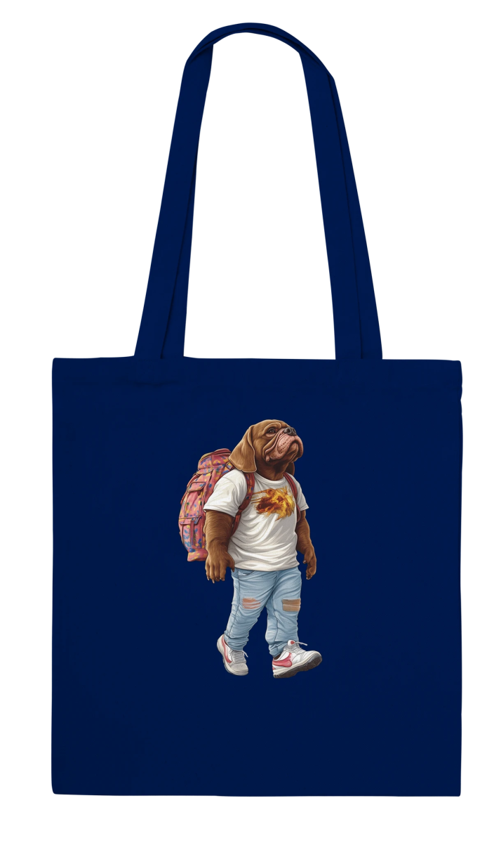 Cool Bulldog Streetwear Tote Bag - ROMAG Store
