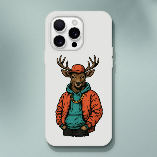 Cool Streetwear Deer iPhone Flexi Case - ROMAG Store
