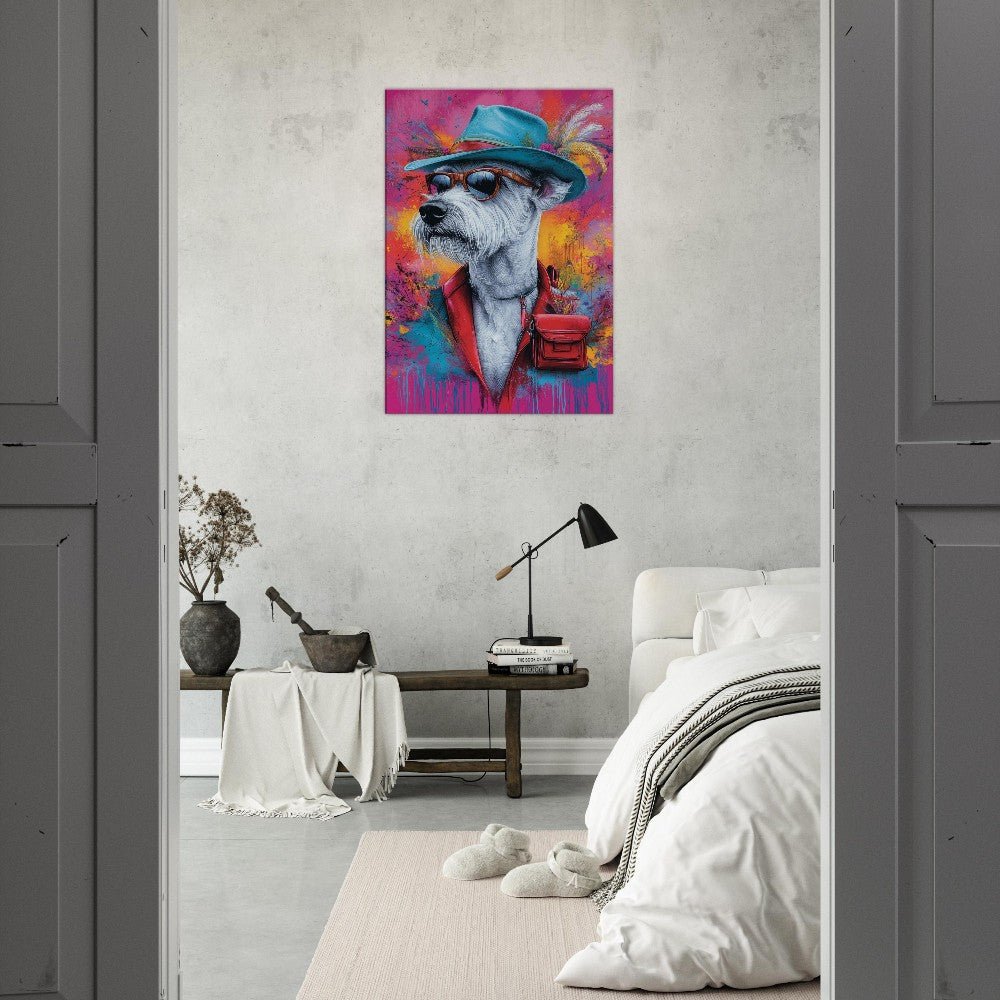 Dog Undercover Canvas Art - ROMAG Store