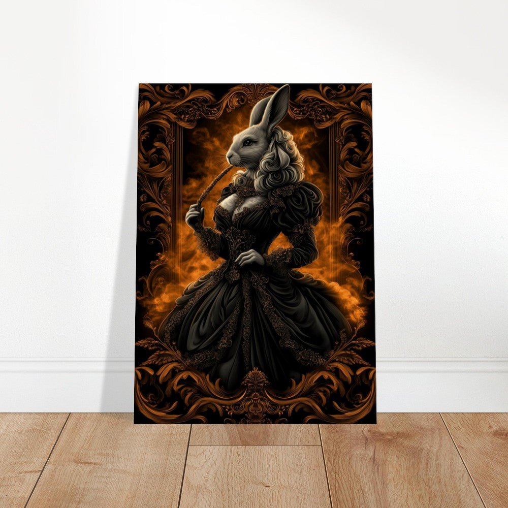 Elegant Rabbit in Ball Gown Canvas - ROMAG Store