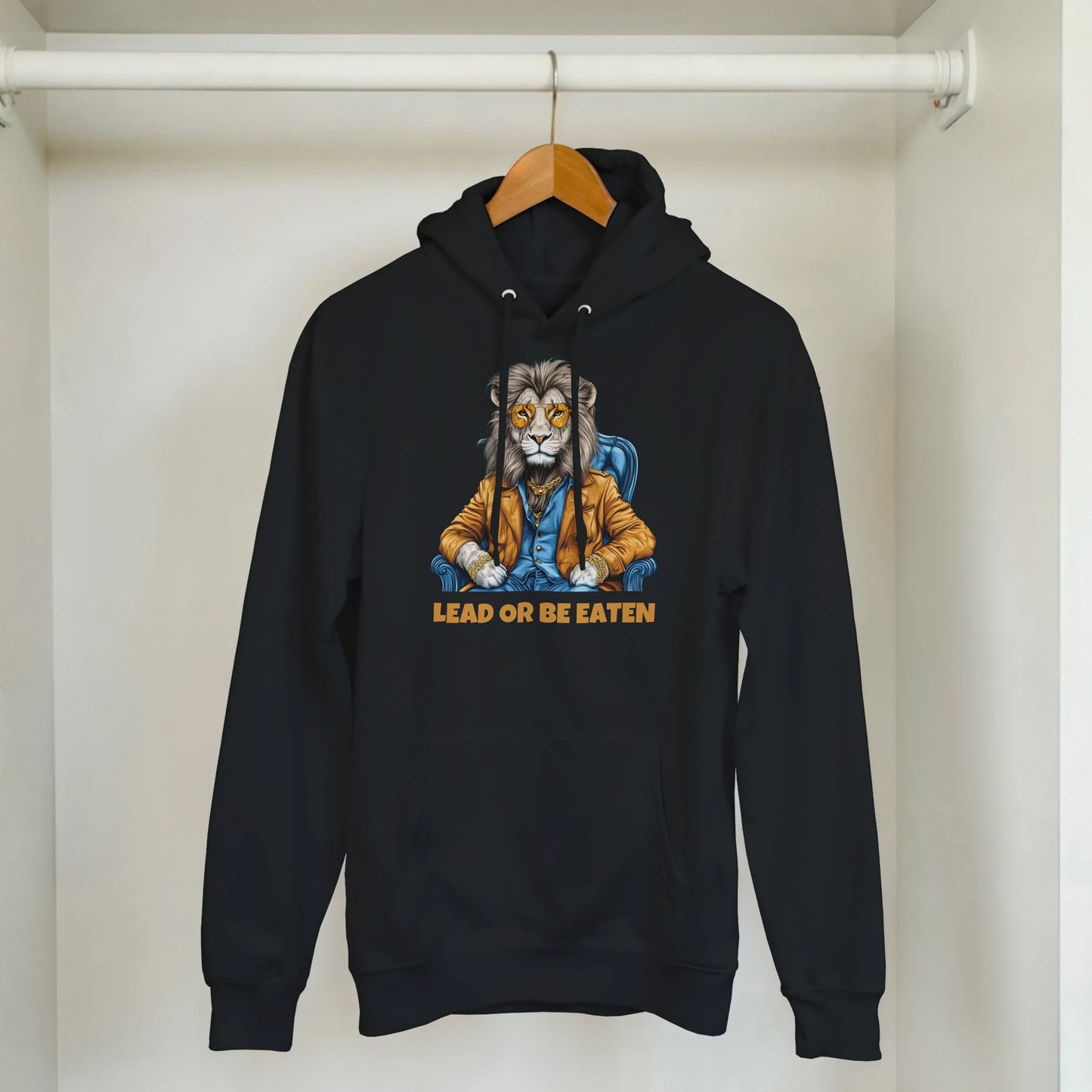 Lead or Be Eaten Lion Hoodie - ROMAG Store