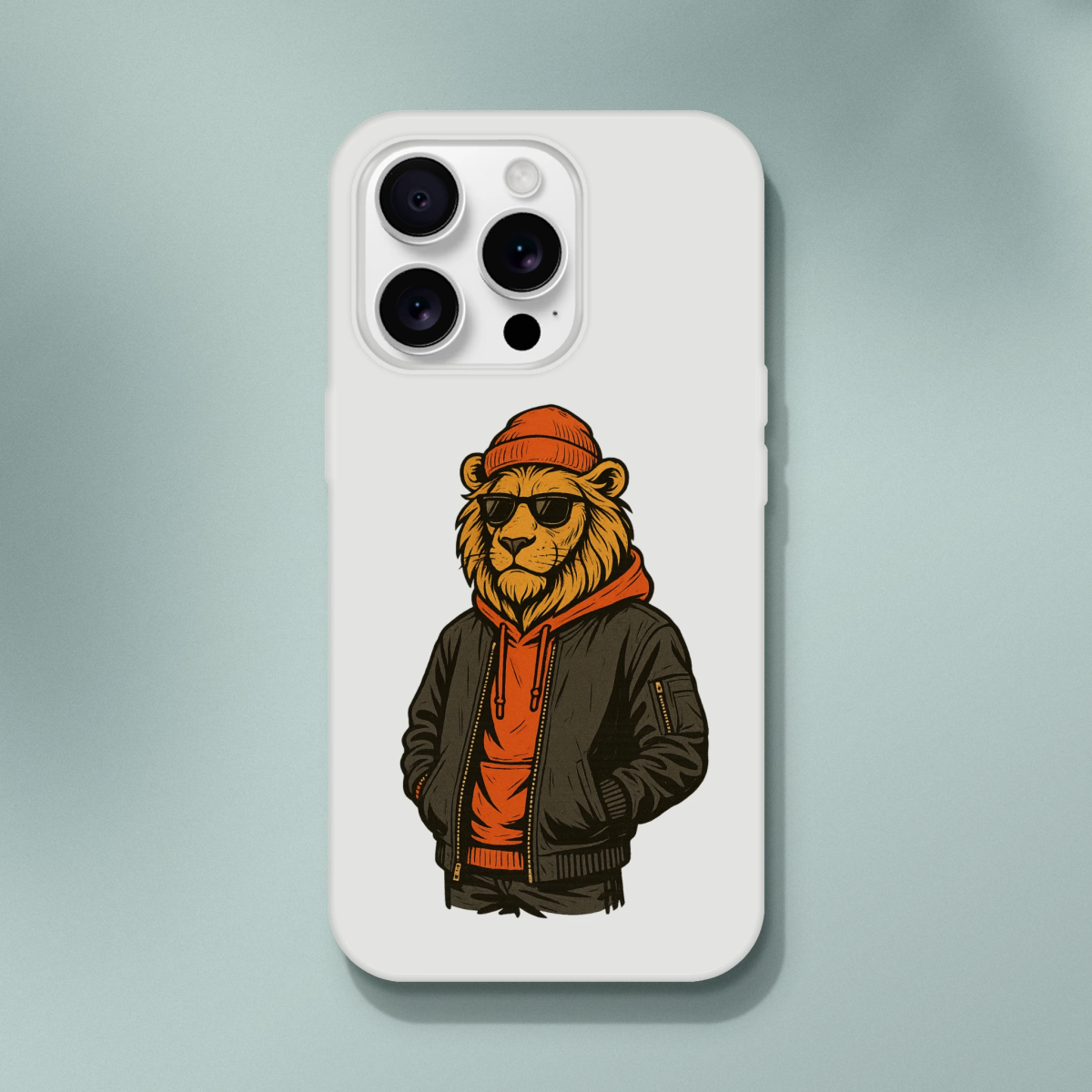 Urban Streetwear Lion iPhone Flexi Case - ROMAG Store