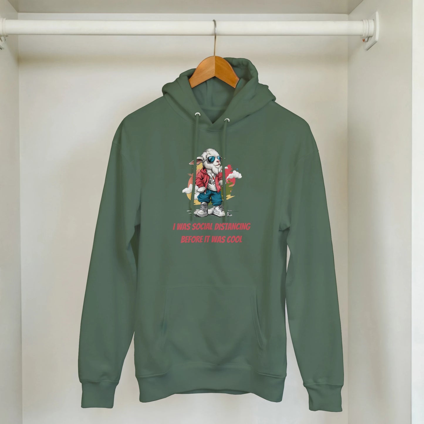Social Distancing Goat Hoodie - ROMAG Store