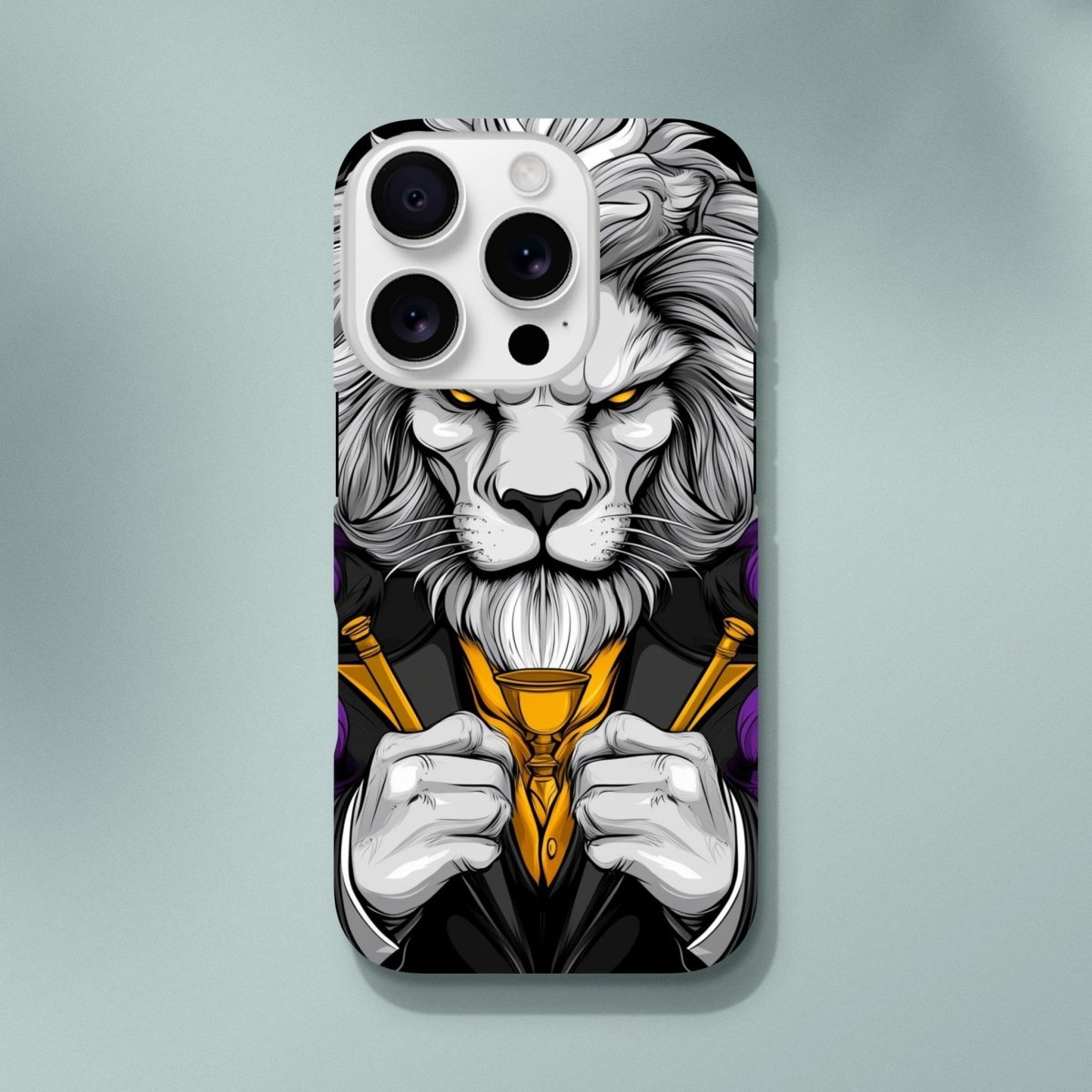 Regal Lion Dandy iPhone Tough Case - ROMAG Store