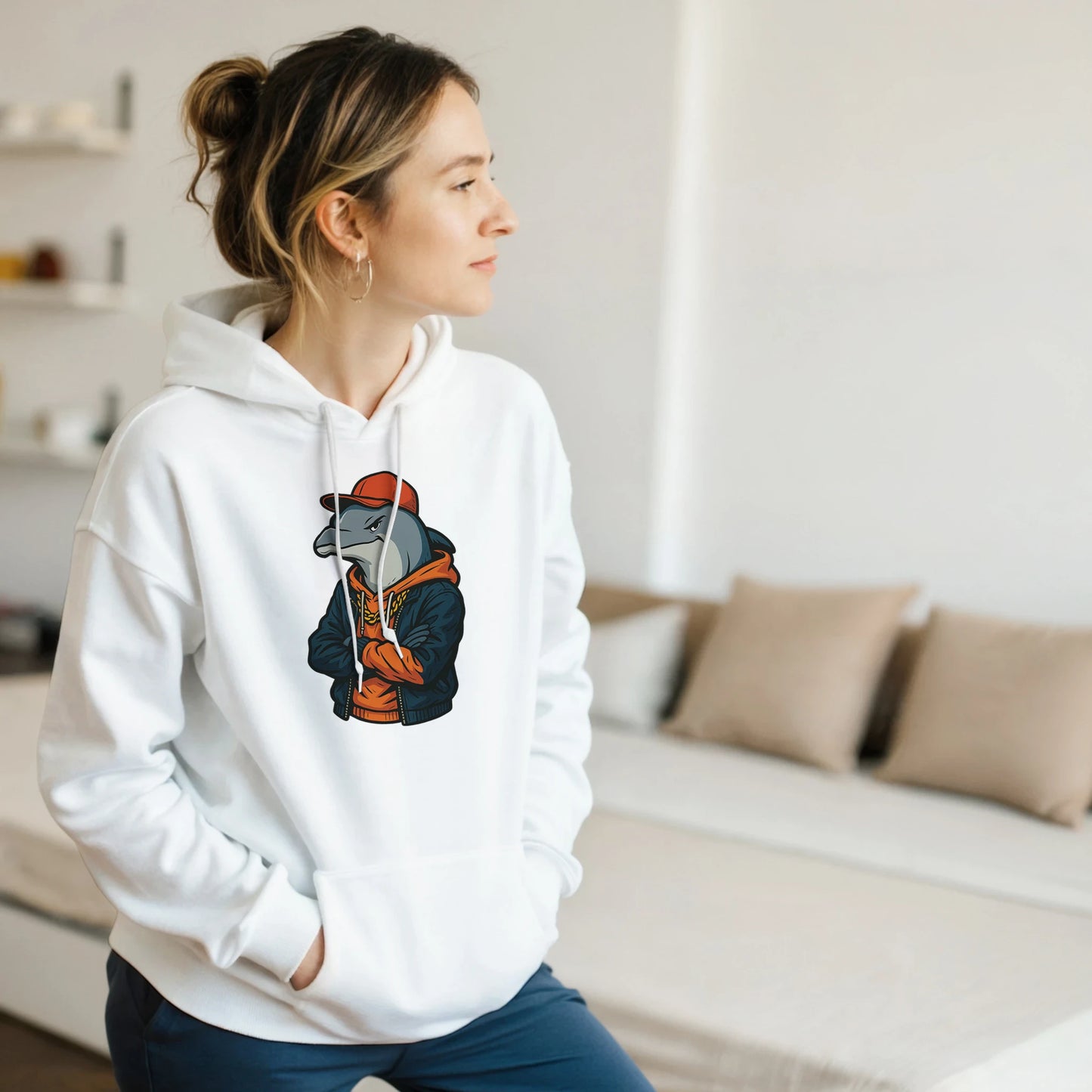 Dolphin Street Swag Hoodie - ROMAG Store
