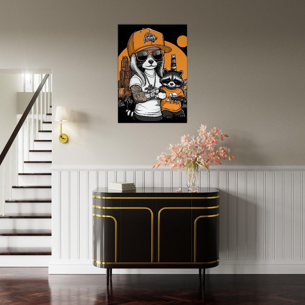 Urban Raccoon Street Style Canvas - ROMAG Store