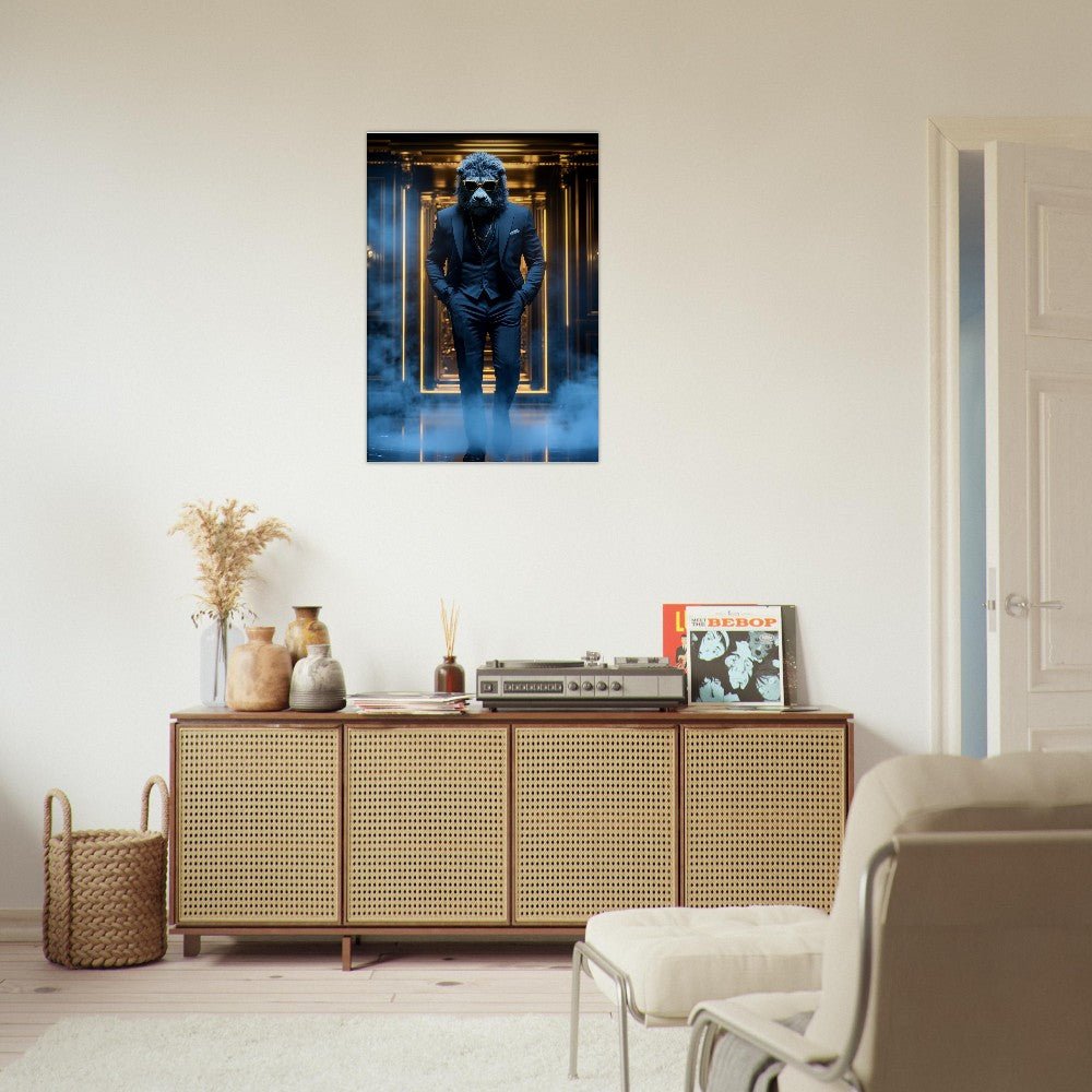 Luxury Lion in Suit Canvas - ROMAG Store