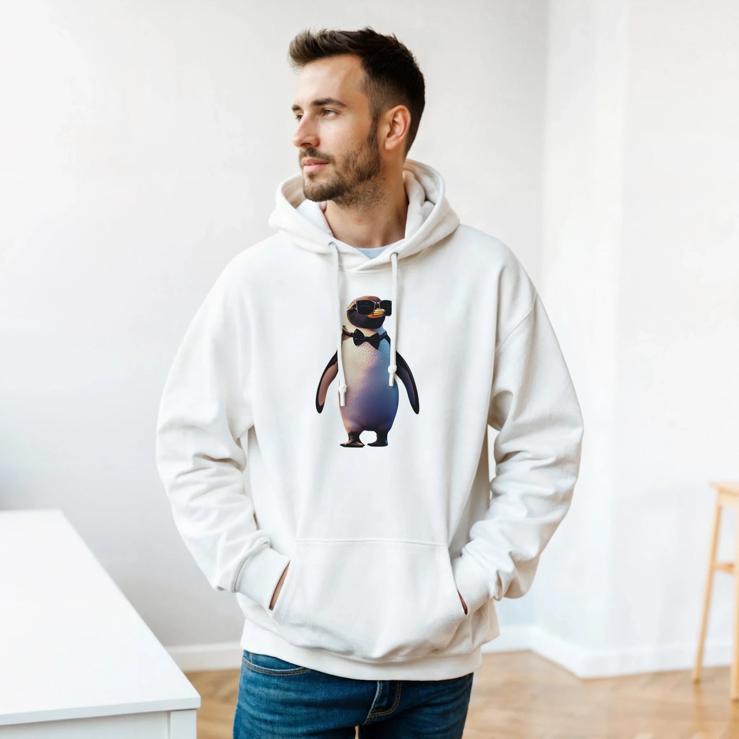 Dapper Penguin Hoodie - ROMAG Store