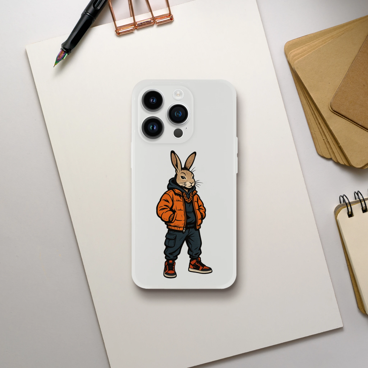 Cool Rabbit Streetwear iPhone Flexi Case - ROMAG Store