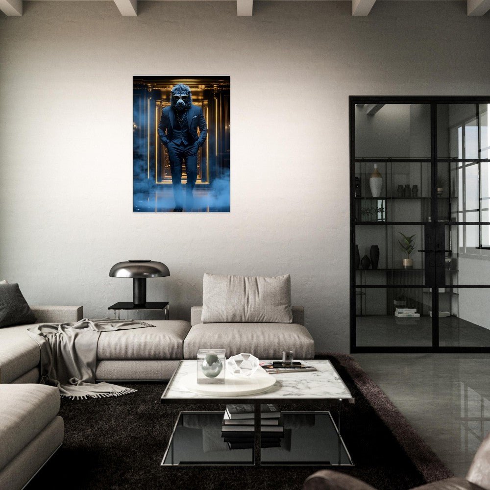 Luxury Lion in Suit Canvas - ROMAG Store