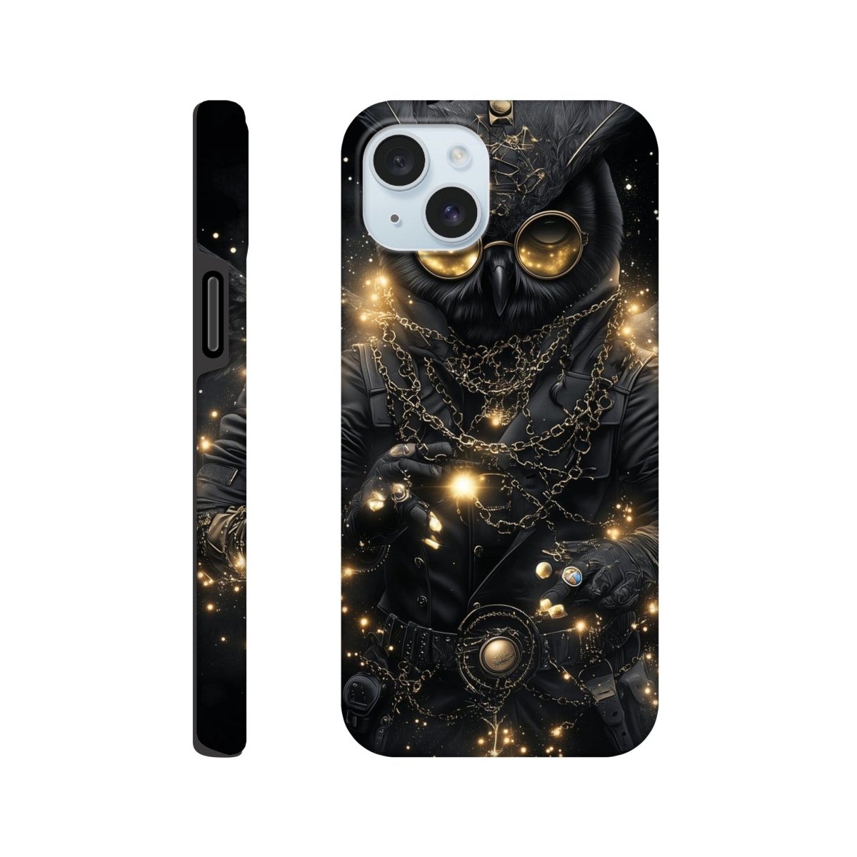 Mystic Owl Golden Goggles iPhone Tough Case - ROMAG Store