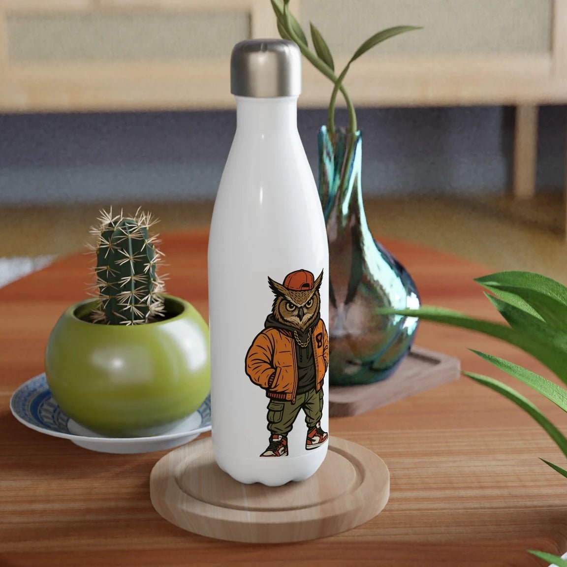 Cool Owl Drip Water Bottle - ROMAG Store