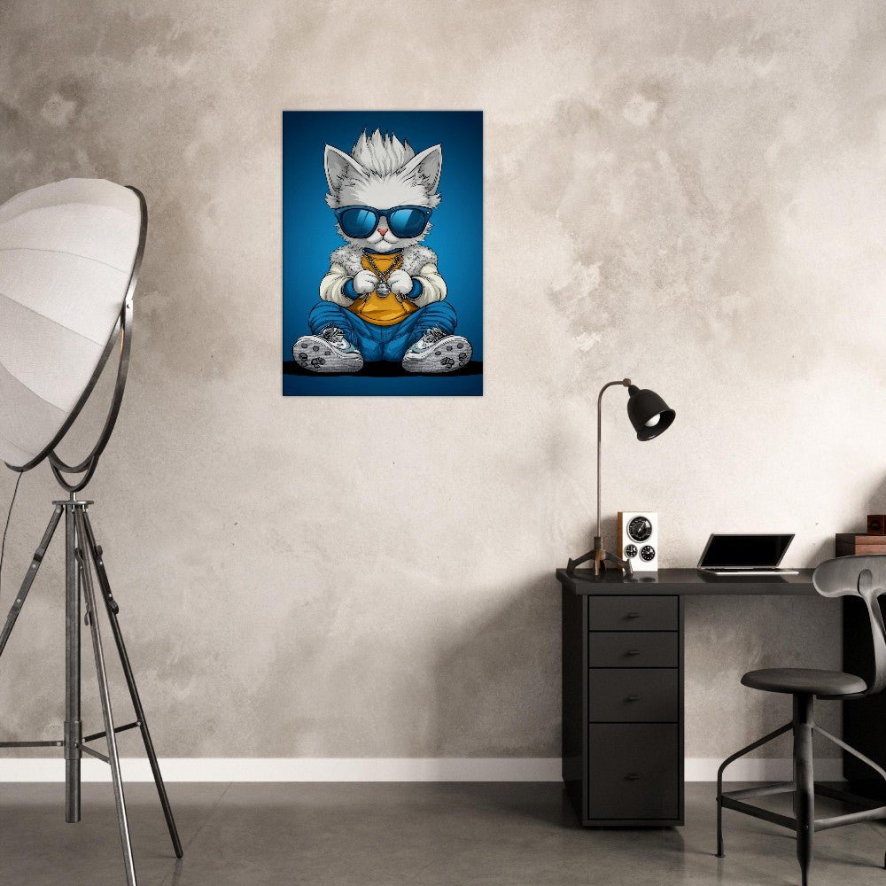 Cool Cat in Shades Canvas - ROMAG Store