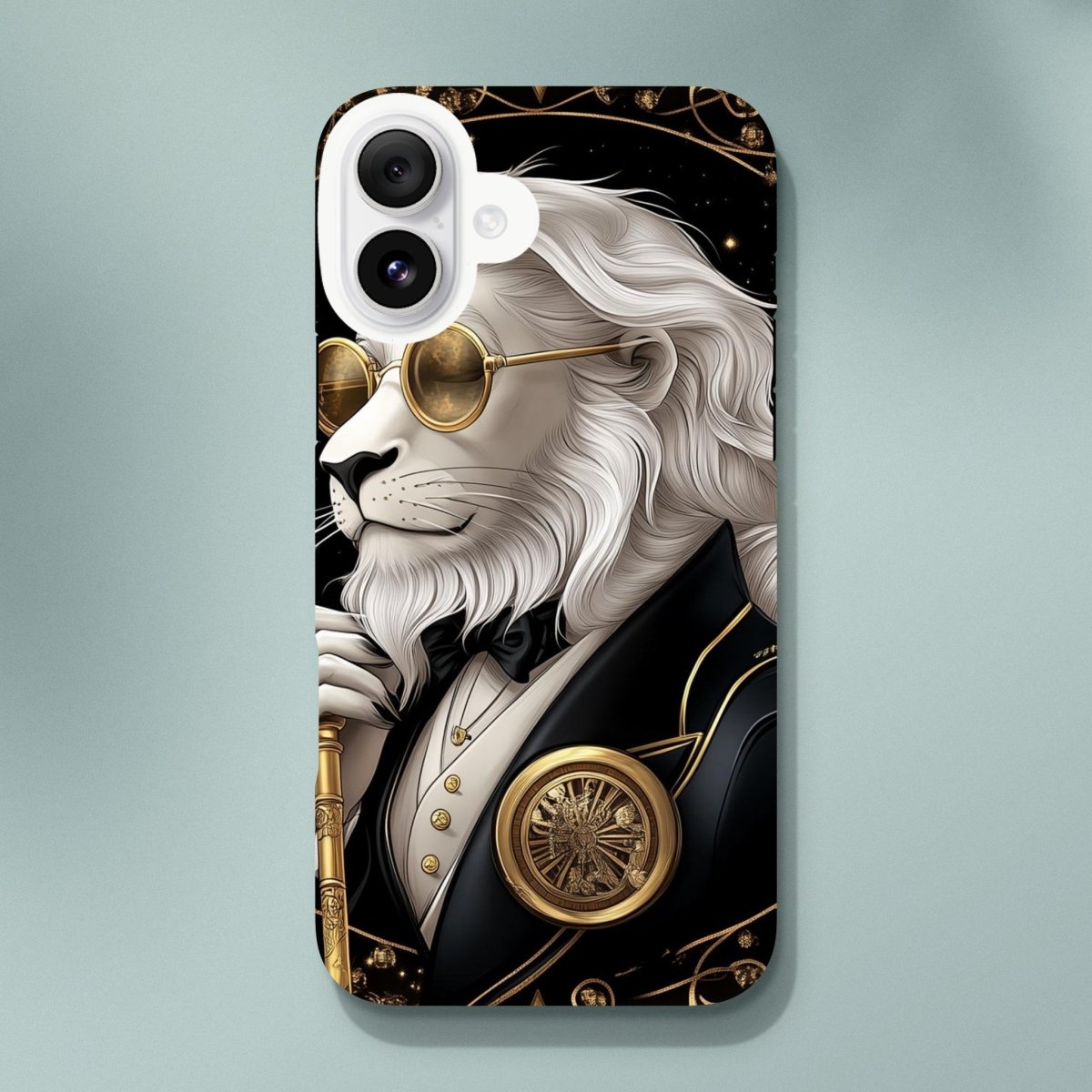 Regal Lion Dapper Gentleman iPhone Tough Case - ROMAG Store