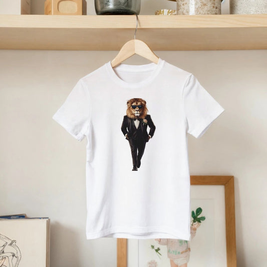 Dapper Lion Boss Kids Tee - ROMAG Store
