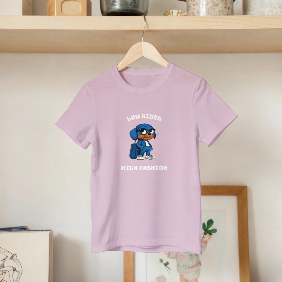 Low Rider, High Fashion Dog Kids Tee - ROMAG Store