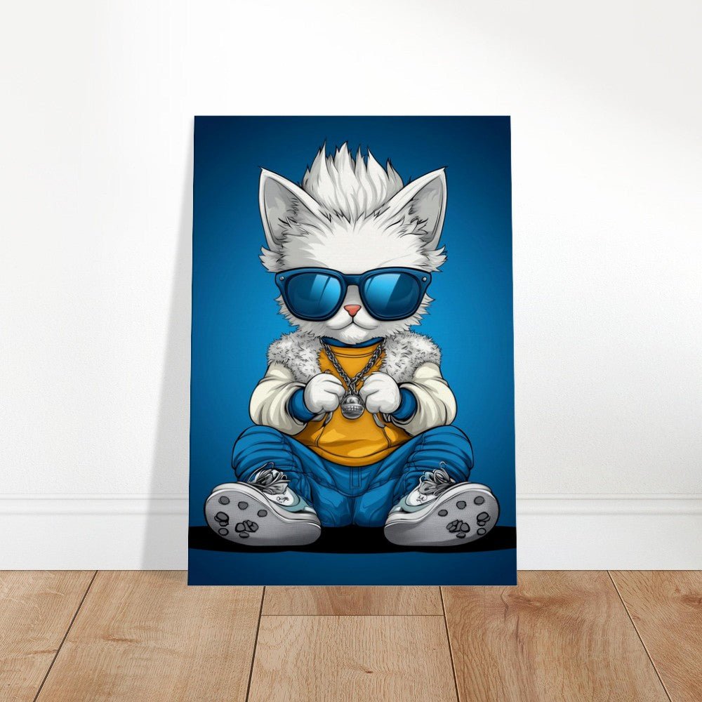 Cool Cat in Shades Canvas - ROMAG Store