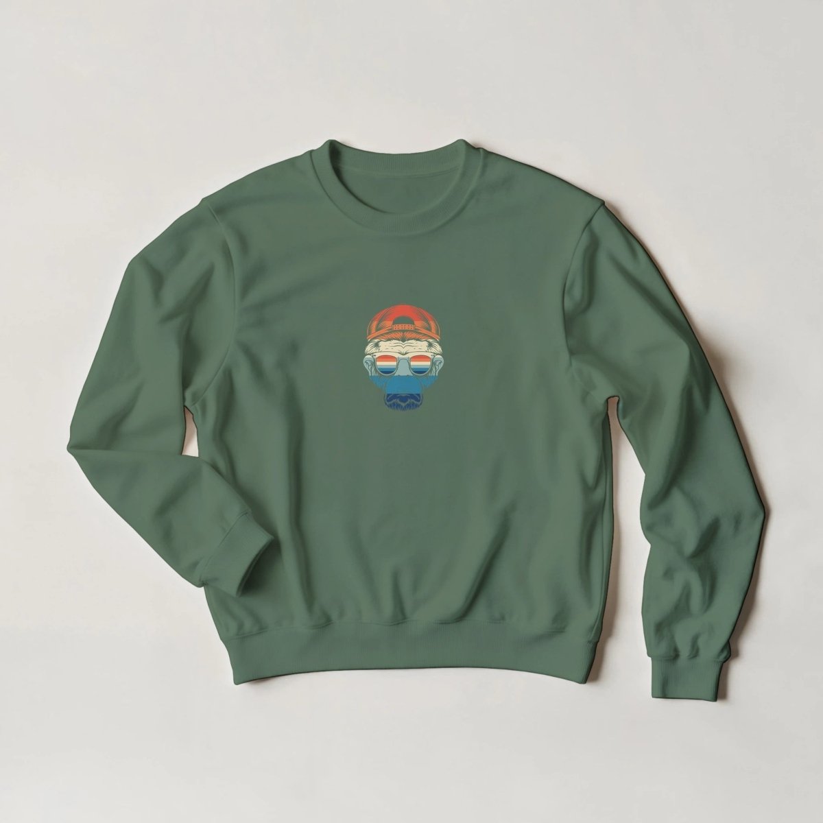 Retro Ape Streetwear Sweatshirt - ROMAG Store