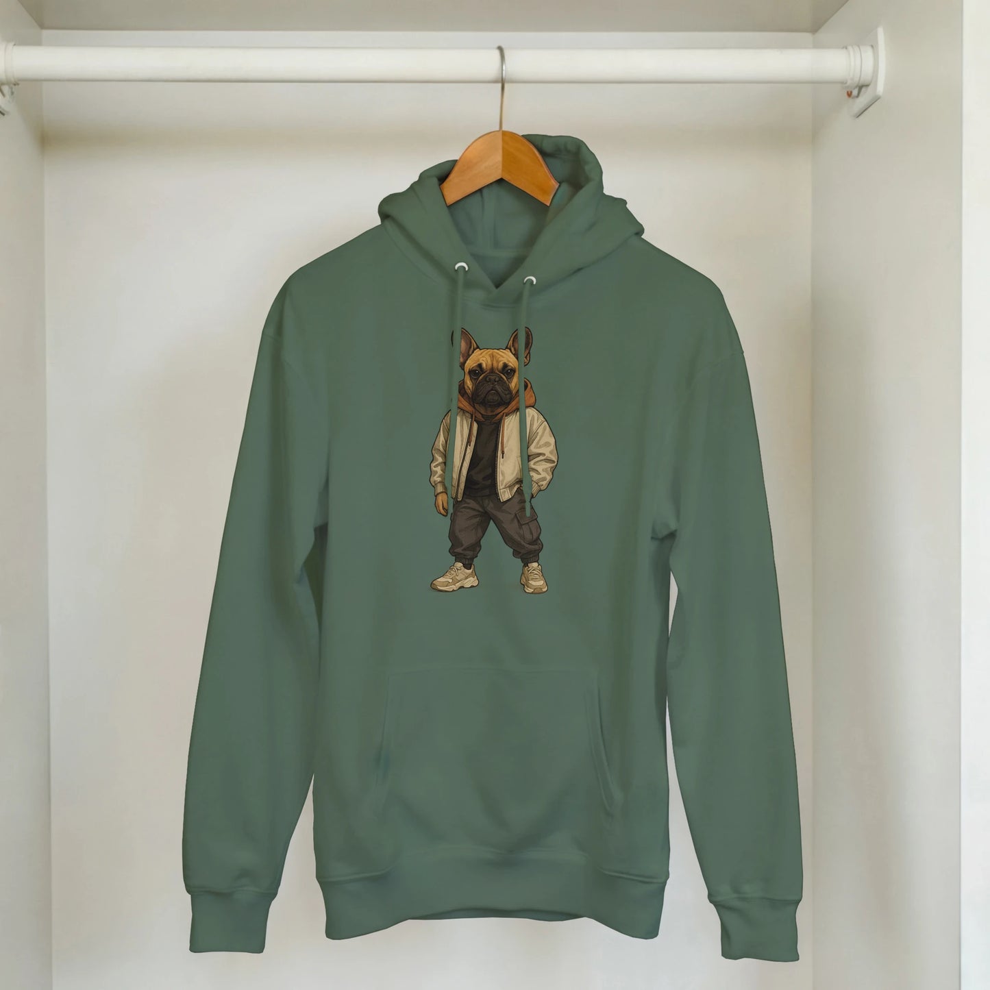 Chic Frenchie Streetwear Hoodie - ROMAG Store