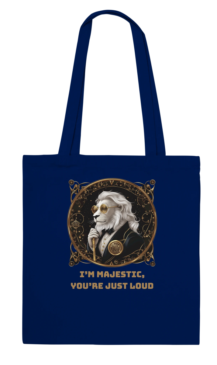 Regal Lion Dapper Steampunk Tote Bag - ROMAG Store