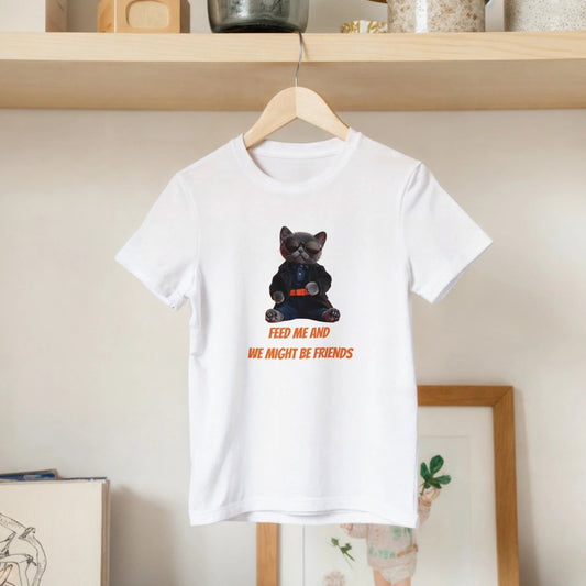 Sassy Street Cat Kids T-shirt - ROMAG Store