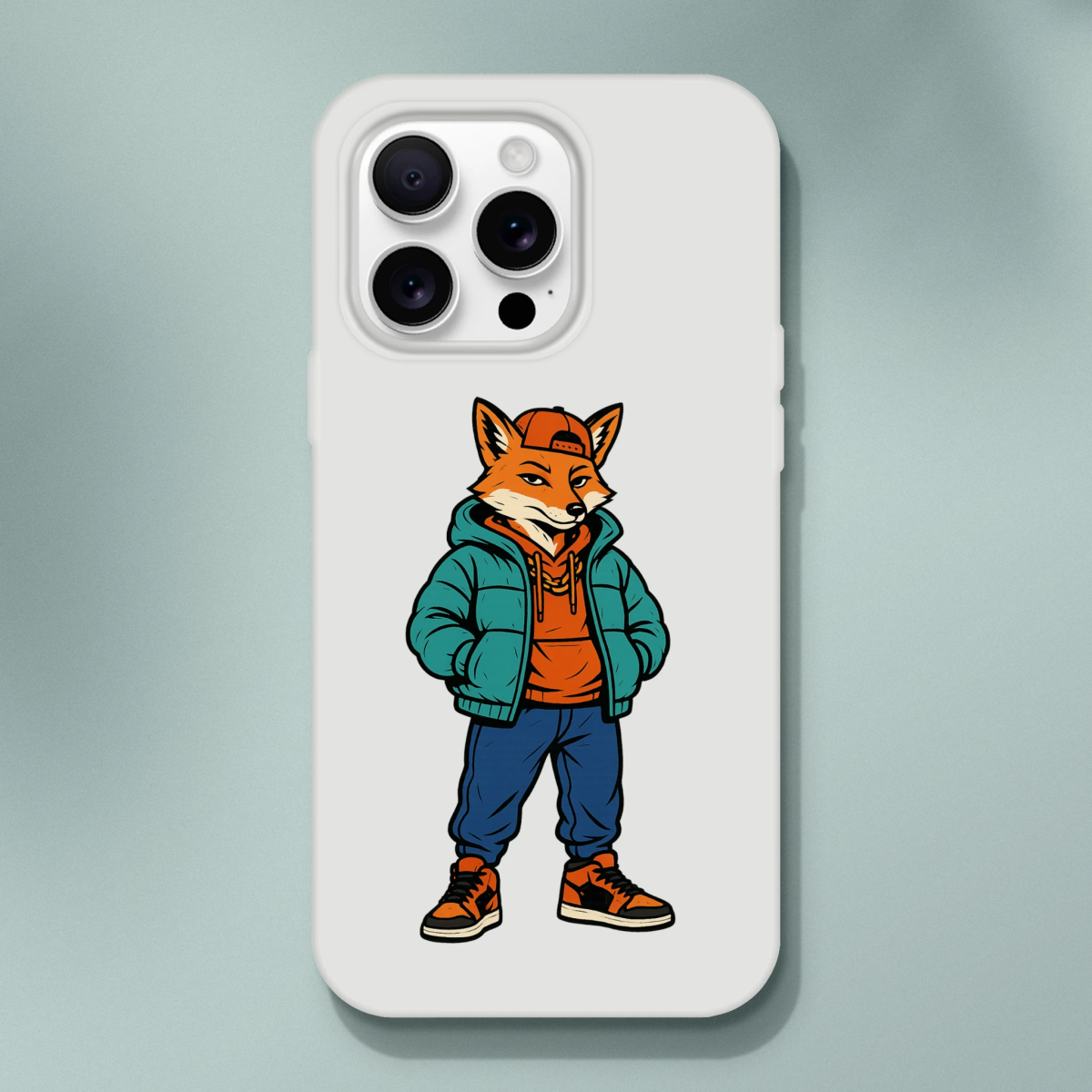 Cool Fox Streetwear iPhone Flexi Case - ROMAG Store