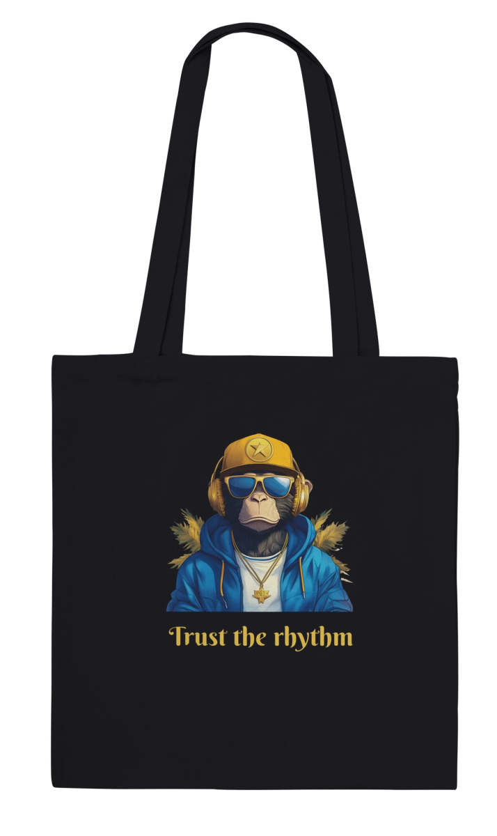 Cool Monkey 'Trust the Rhythm' Tote Bag - ROMAG Store