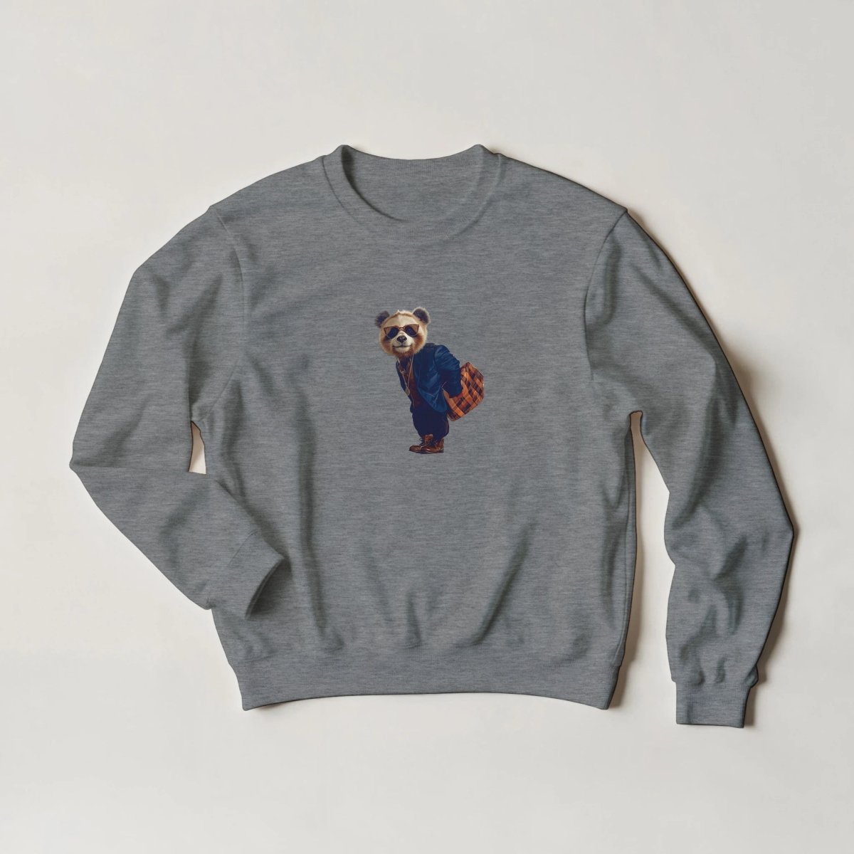 Cool Panda Bear Sweatshirt – Urban Streetwear Graphic in 6 Colors - ROMAG Store