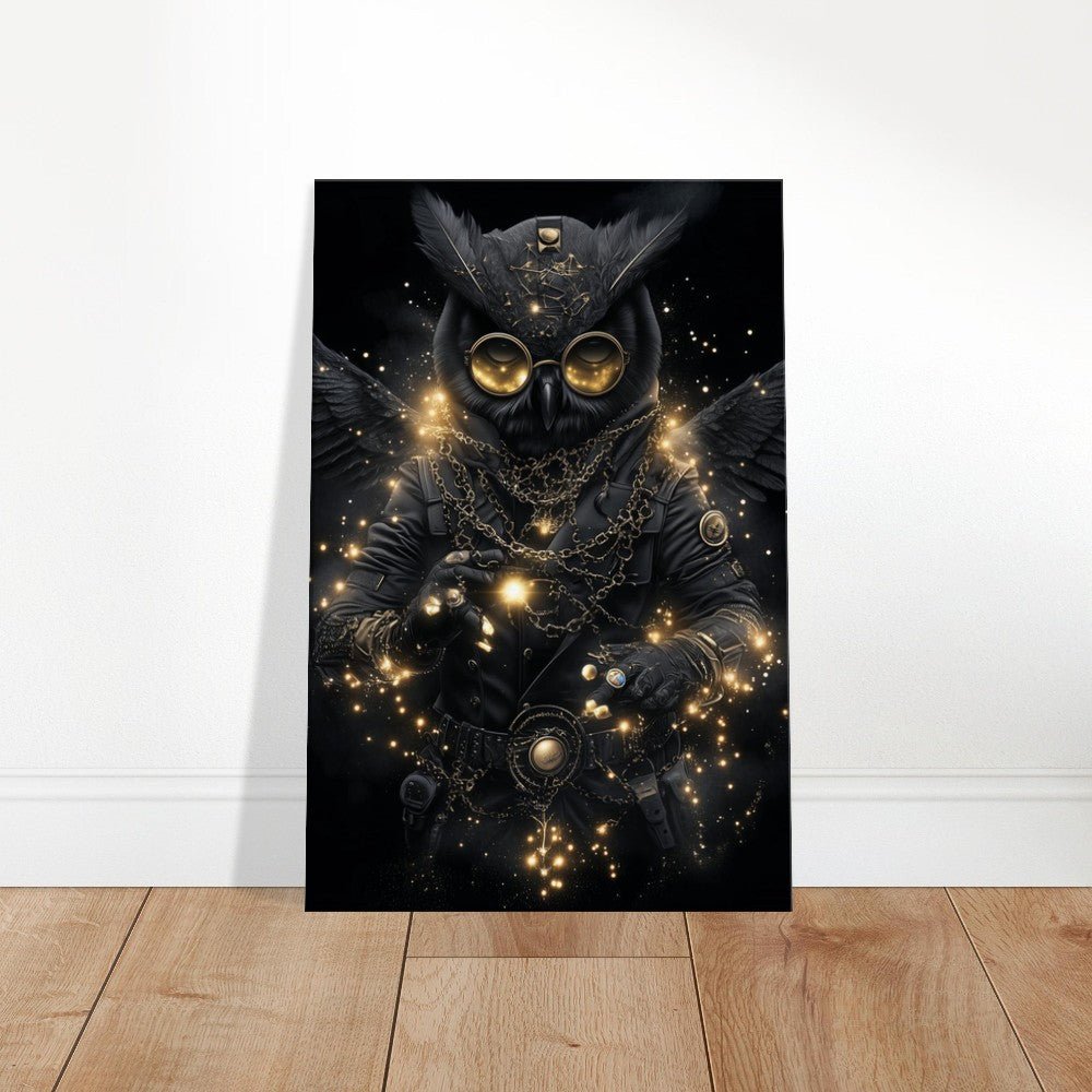 Steampunk Owl Canvas Art - ROMAG Store
