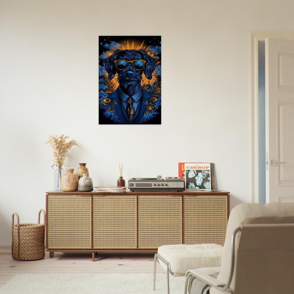 Dog Undercover Canvas Art - ROMAG Store