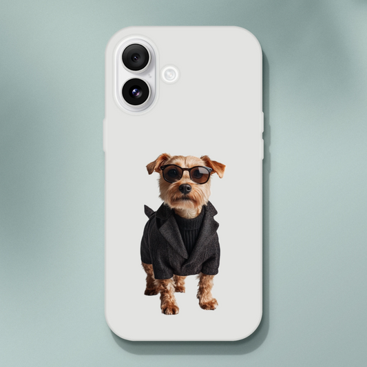 Dapper Terrier in Sunglasses iPhone Flexi Case - ROMAG Store