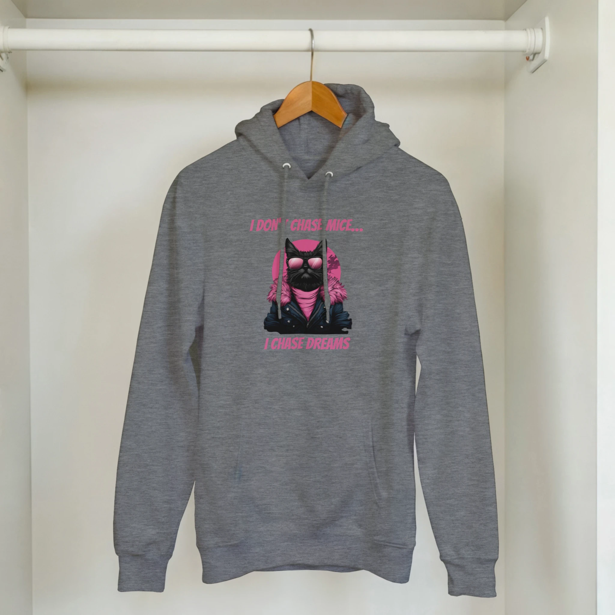 Retro - Cool Cat Dream Chaser Hoodie - ROMAG Store