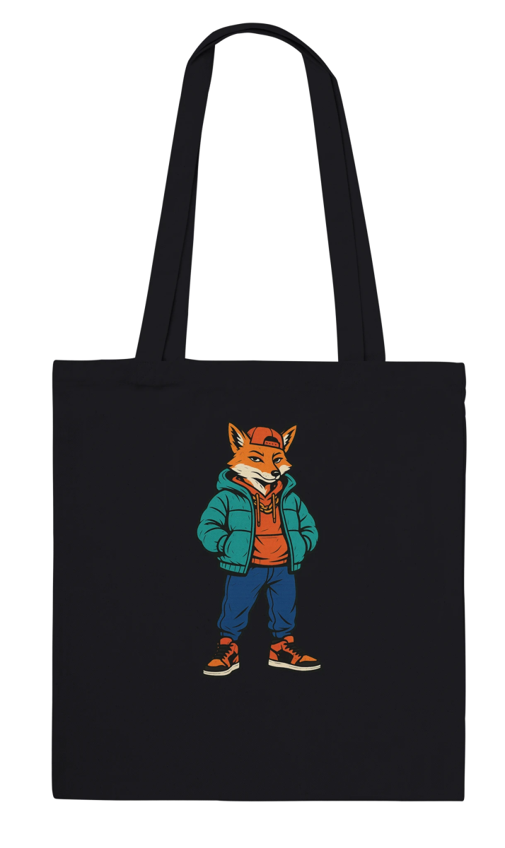 Cool Fox Streetwear Tote Bag - ROMAG Store