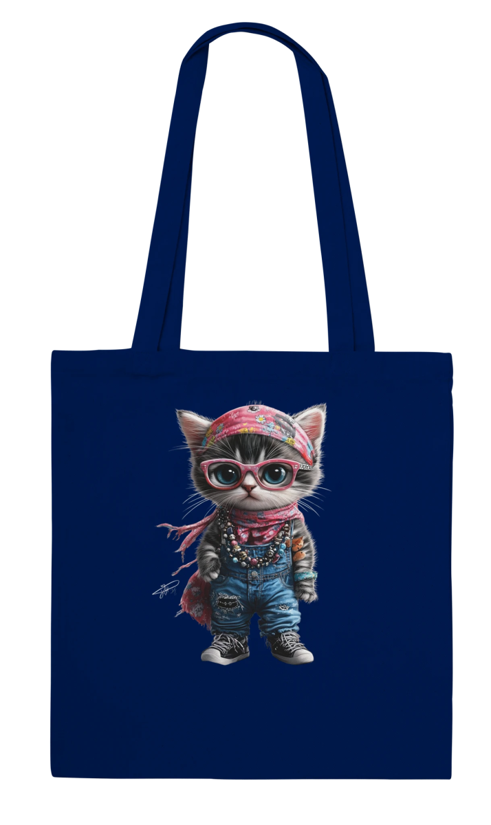 Street - Smart Kitty Tote Bag - ROMAG Store