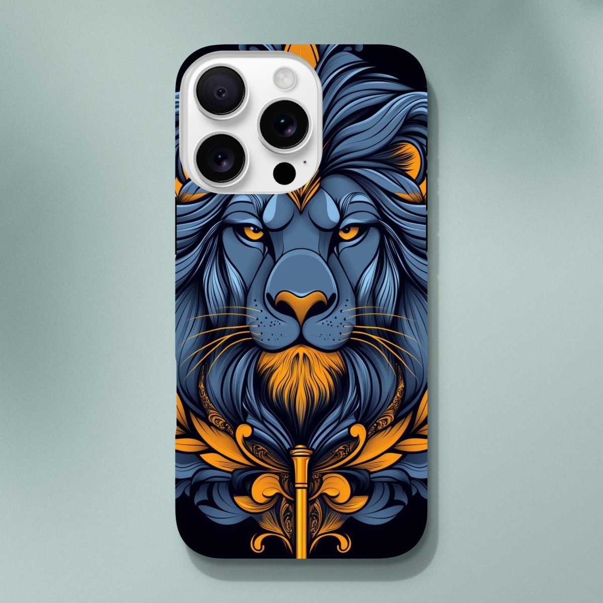 Regal Lion of Valor iPhone Tough Case - ROMAG Store