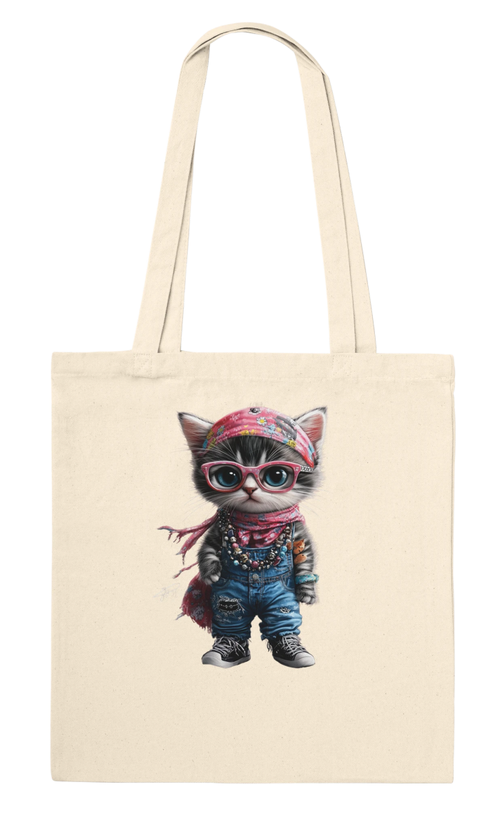 Street - Smart Kitty Tote Bag - ROMAG Store