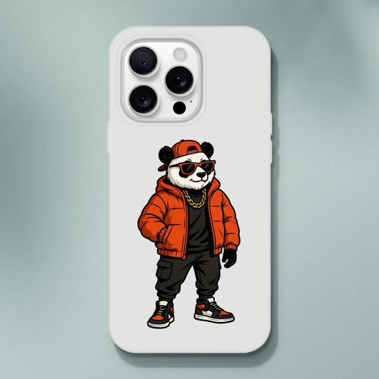 Cool Panda Bear Streetwear iPhone Flexi Case - ROMAG Store