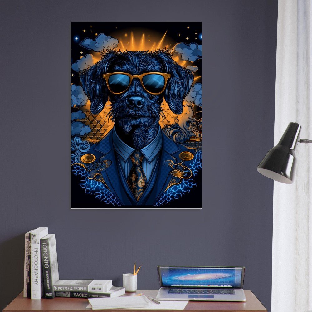 Dog Undercover Canvas Art - ROMAG Store