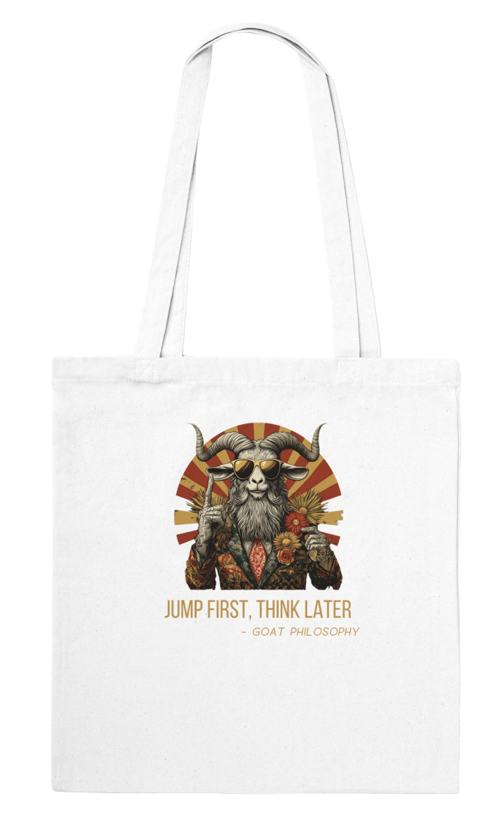 Goat Philosophy Tote Bag - ROMAG Store